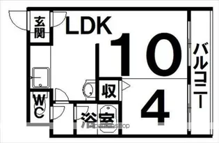 ラ・ポレール【2階】の間取り